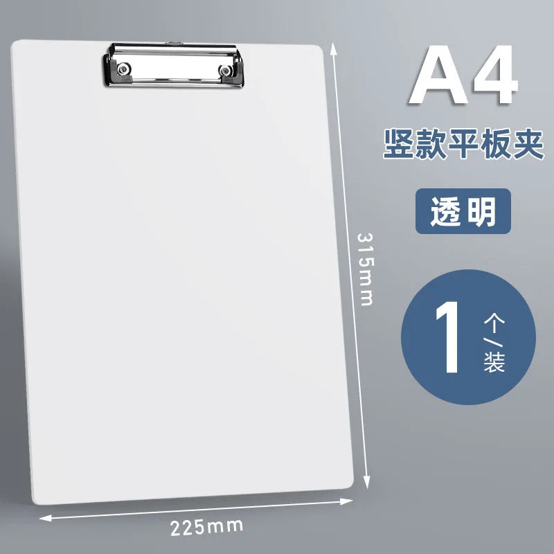 A4 Waterproof Clipboard Writing Pad File Folder