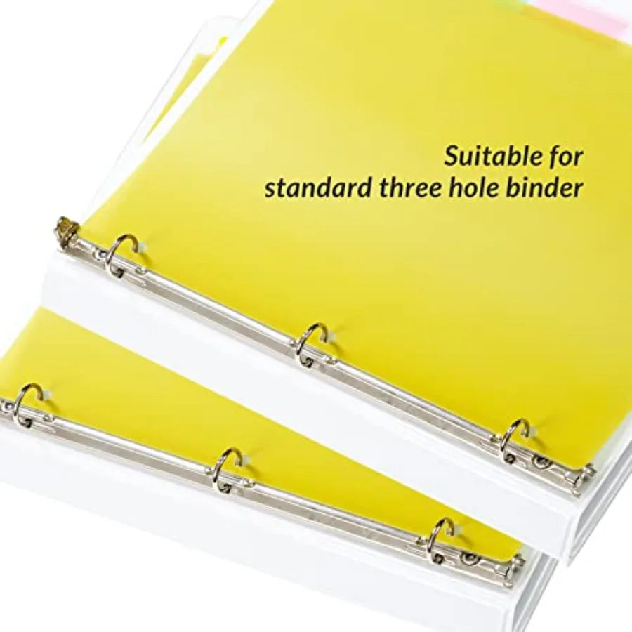 6 Sets Plastic Binder Dividers