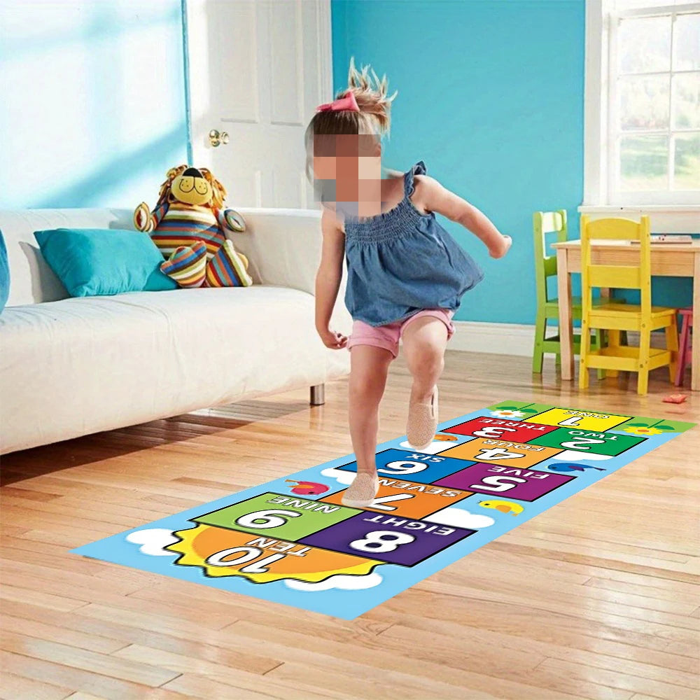 Colorful Hopscotch Game Mat