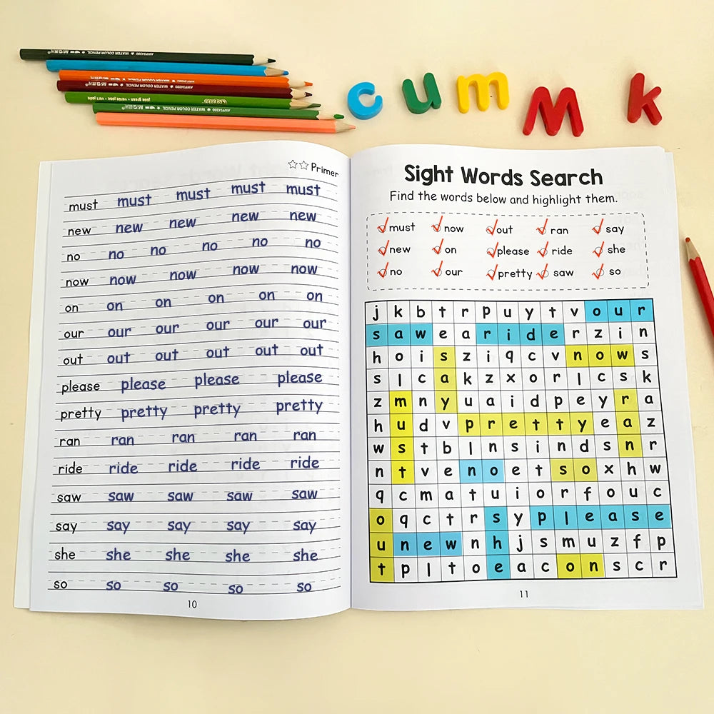 Sight Words English Workbook