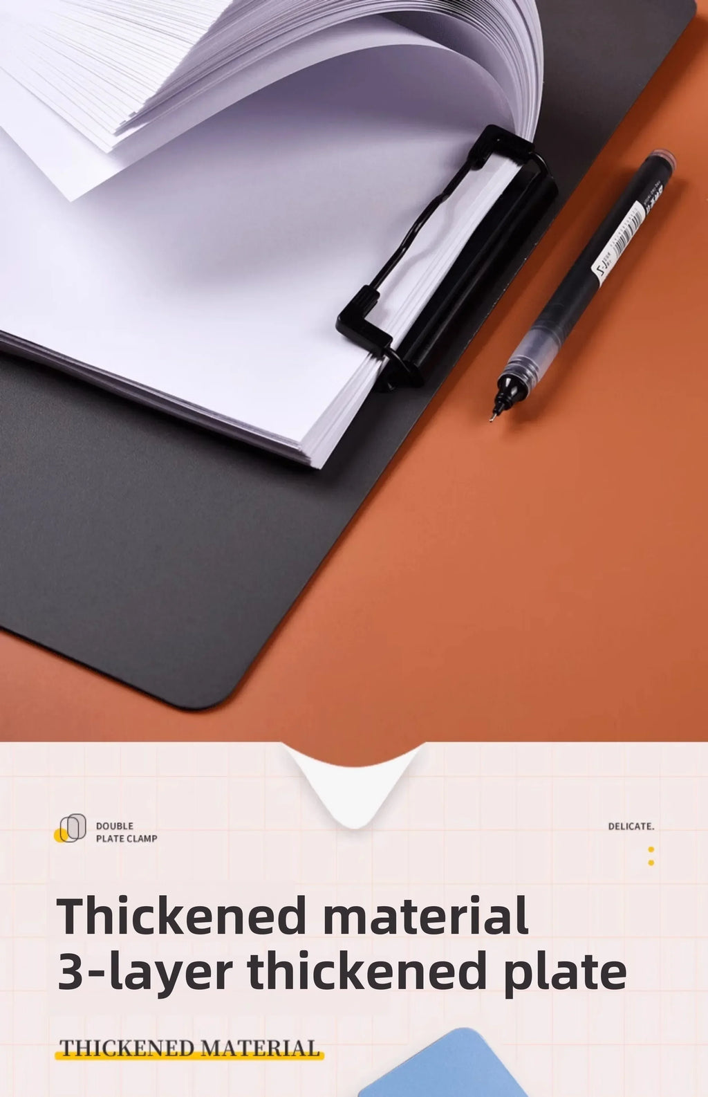 New A4 File Folder Clipboard Writing Pad
