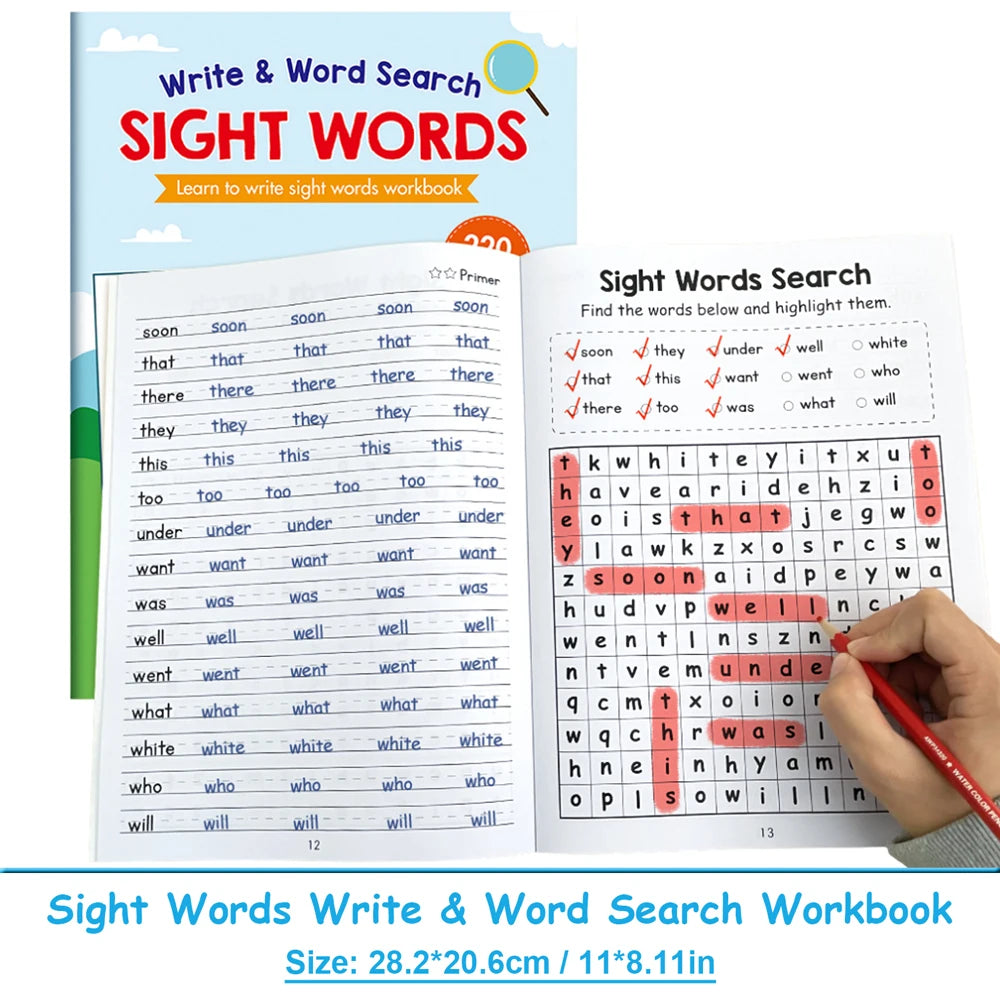 Sight Words English Workbook