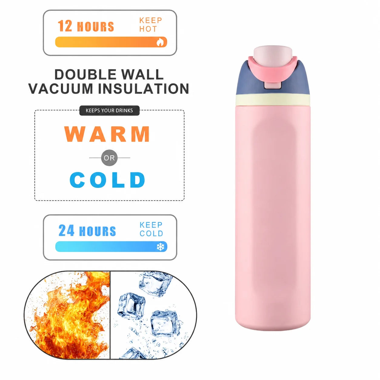 480/710ml Thermos Cup
