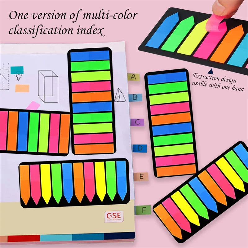 Bright Colors Arrow Flag Tabs