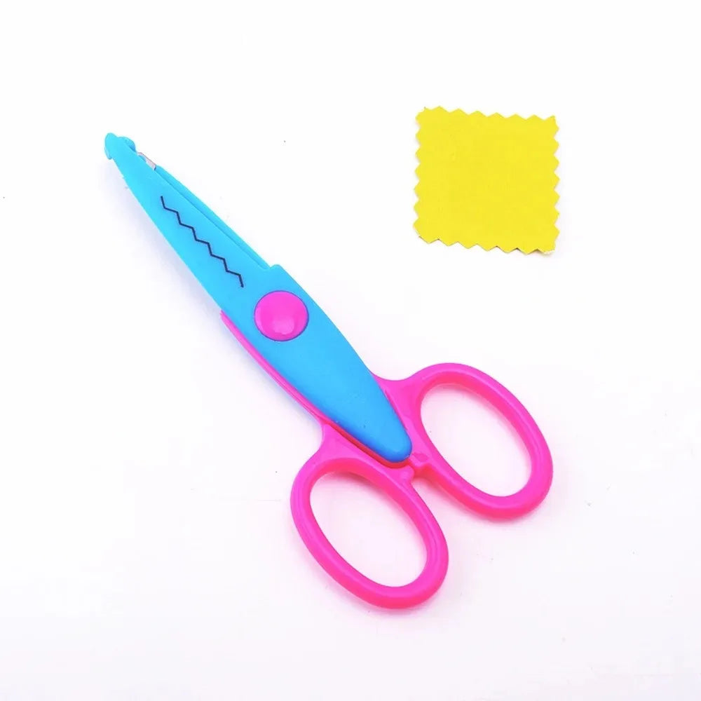 Creative Wavy Pattern Safety Scissors