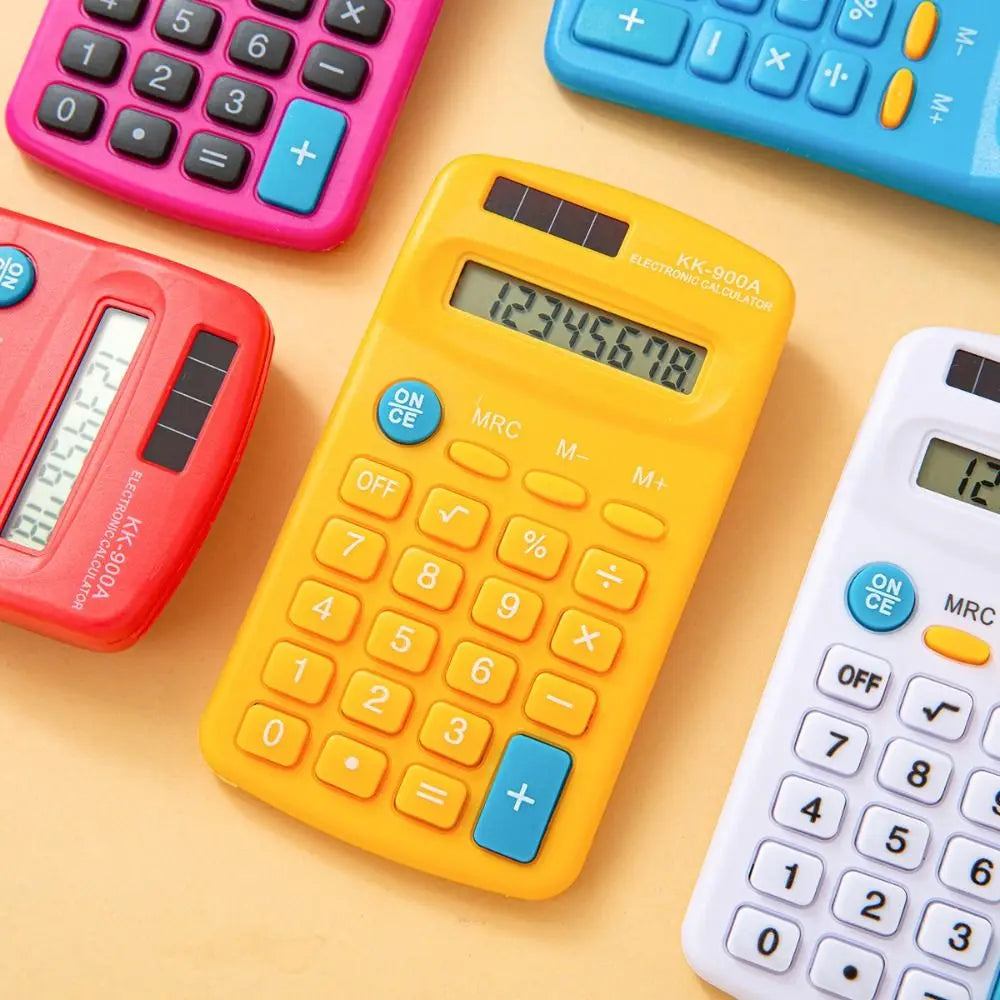 Portable 8-Digit Mini Pocket Calculator