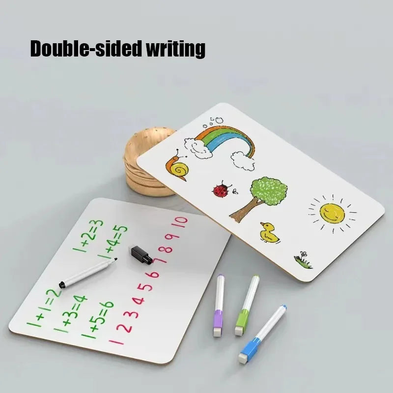 Double-Sided Mini Whiteboard for Kids