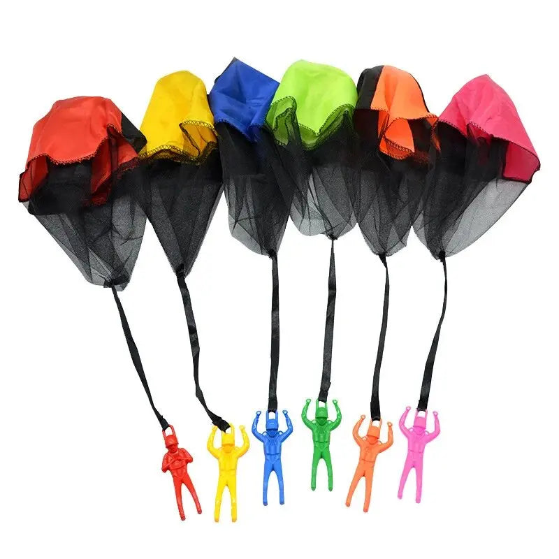 4pcs Color Random Hand Throwing Parachute