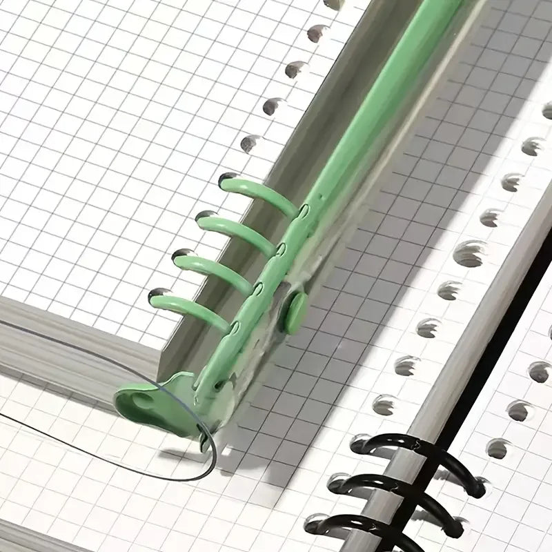 240 Pages A5 Transparent Checkered Notebook