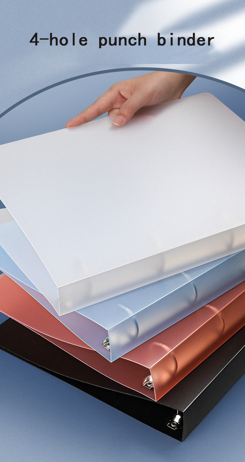A4 4-hole D-type Clip Binder Folder