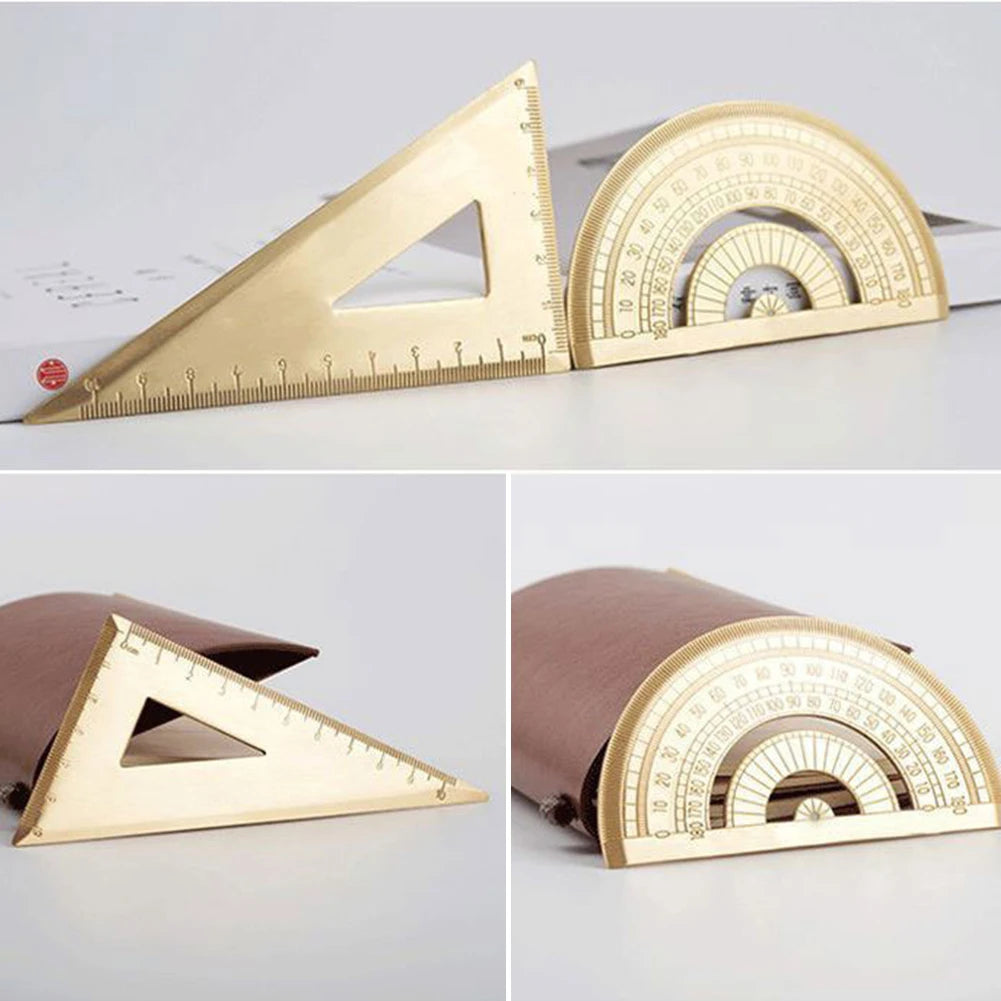Creative Metal Brass Math Utensils