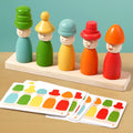 Wooden Stacker Emotion Dolls