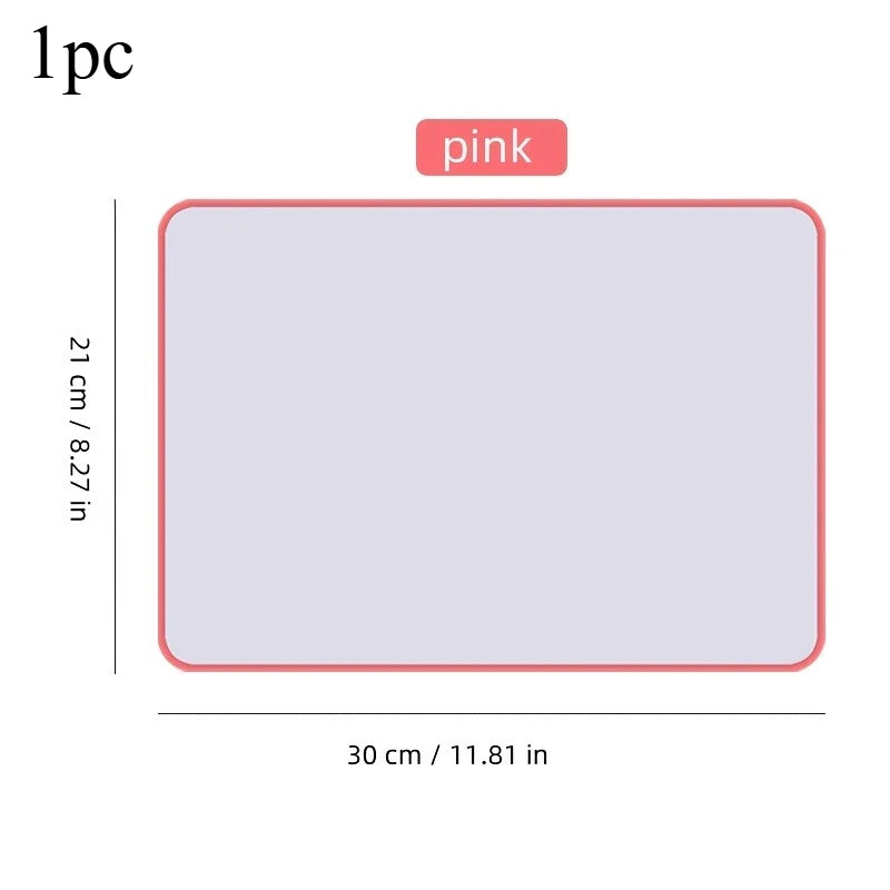 1pc Erasable Dual-Sided Mini Whiteboard