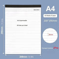 A4 Conference Tearable Lined Pages Memo Pad