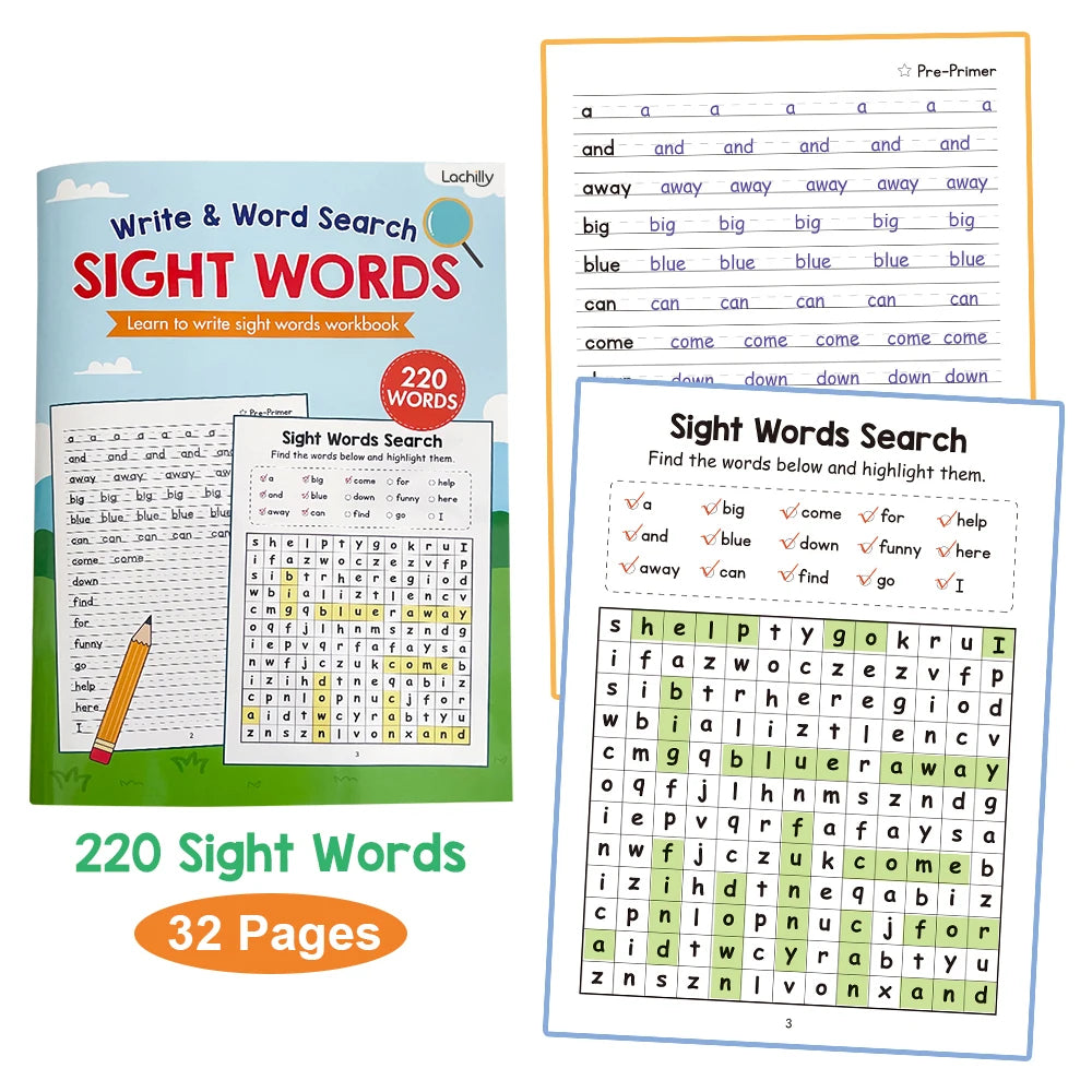 Sight Words English Workbook