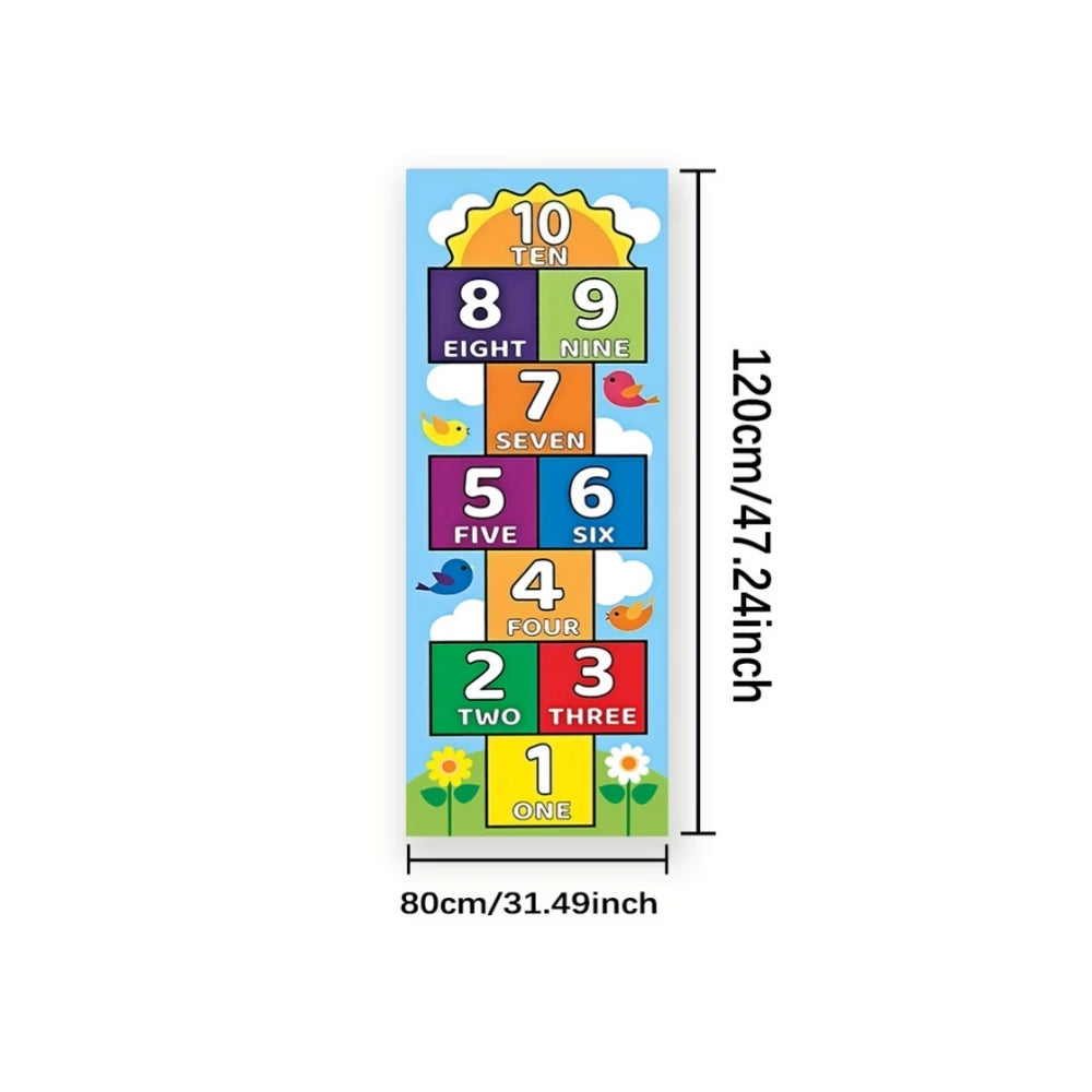 Colorful Hopscotch Game Mat