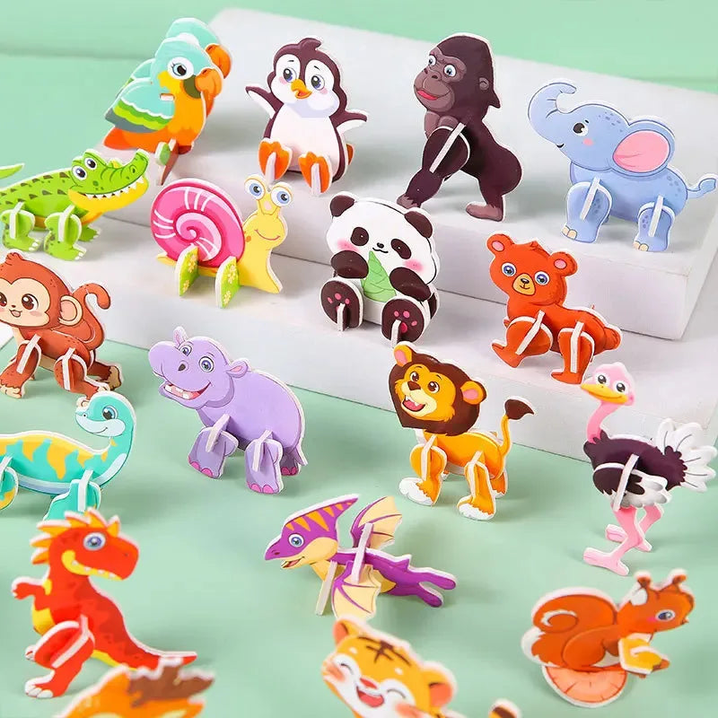 30 Pcs Mini Animal DIY Jigsaw Puzzle