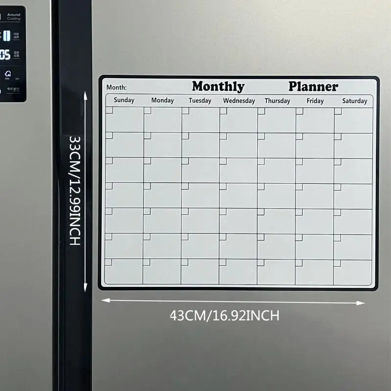 Magnetic Dry Erase Calendar