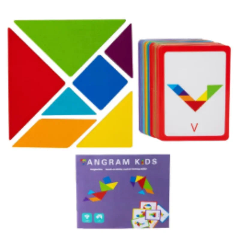 3D Wooden Tangram Puzzle
