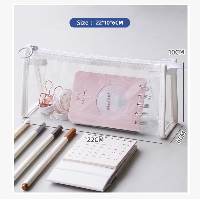 Transparent Pencil Case Large Capacity