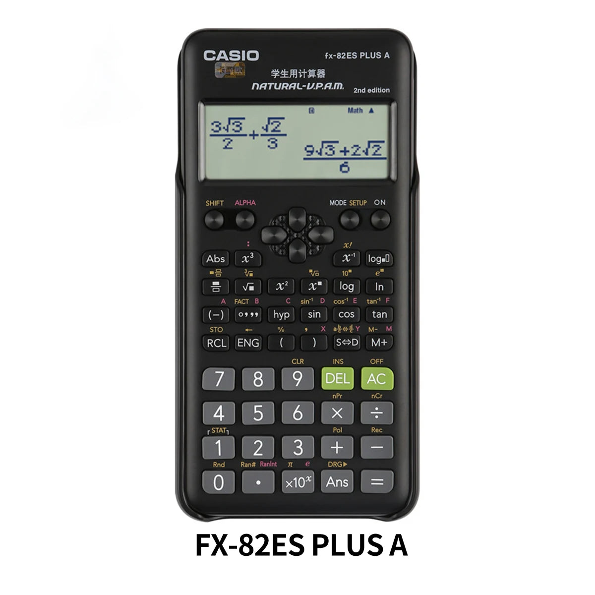 Casio Genuine FX-82ES Multifunction Scientific Calculator