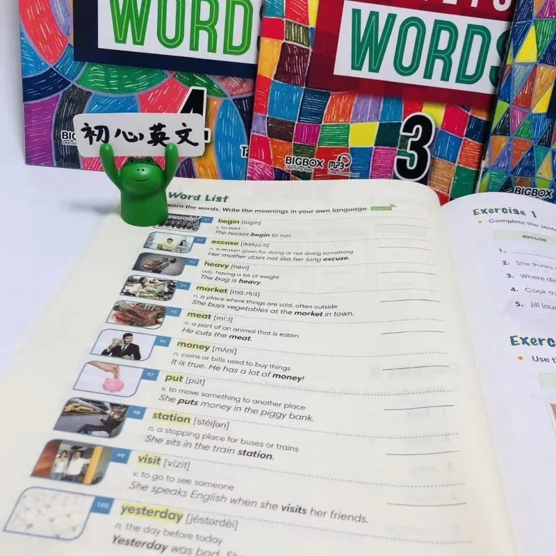 4 Books 1000/2000 Core English Words