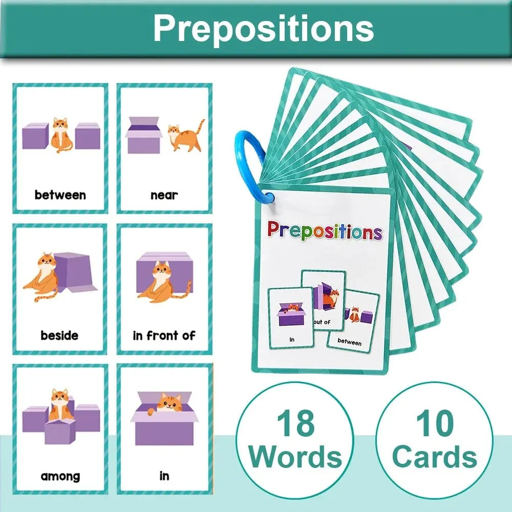 Montessori Kids English Words Cards