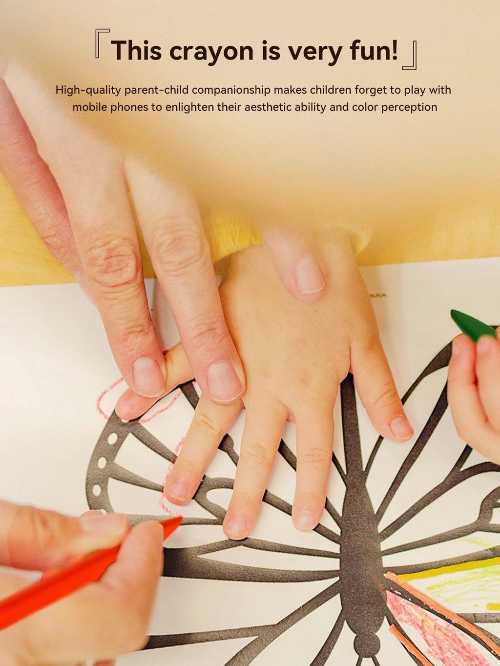 Non-dirty Hand Plastic Crayons