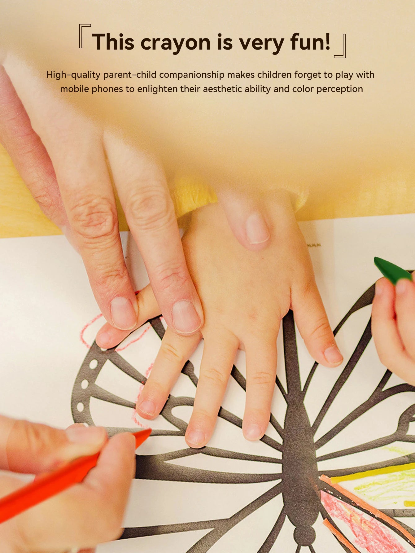 Non-dirty Hand Plastic Crayons