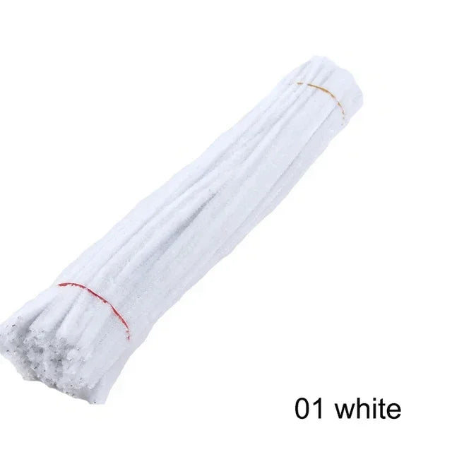 100Pcs Multicolor Pipe Cleaners