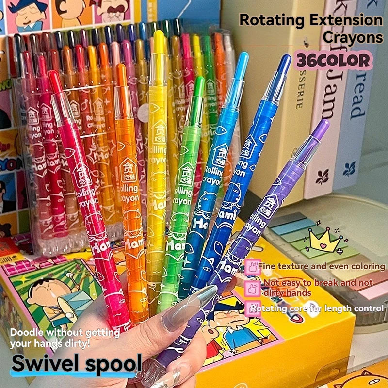 Rotate Color Crayola Washable Crayons Set