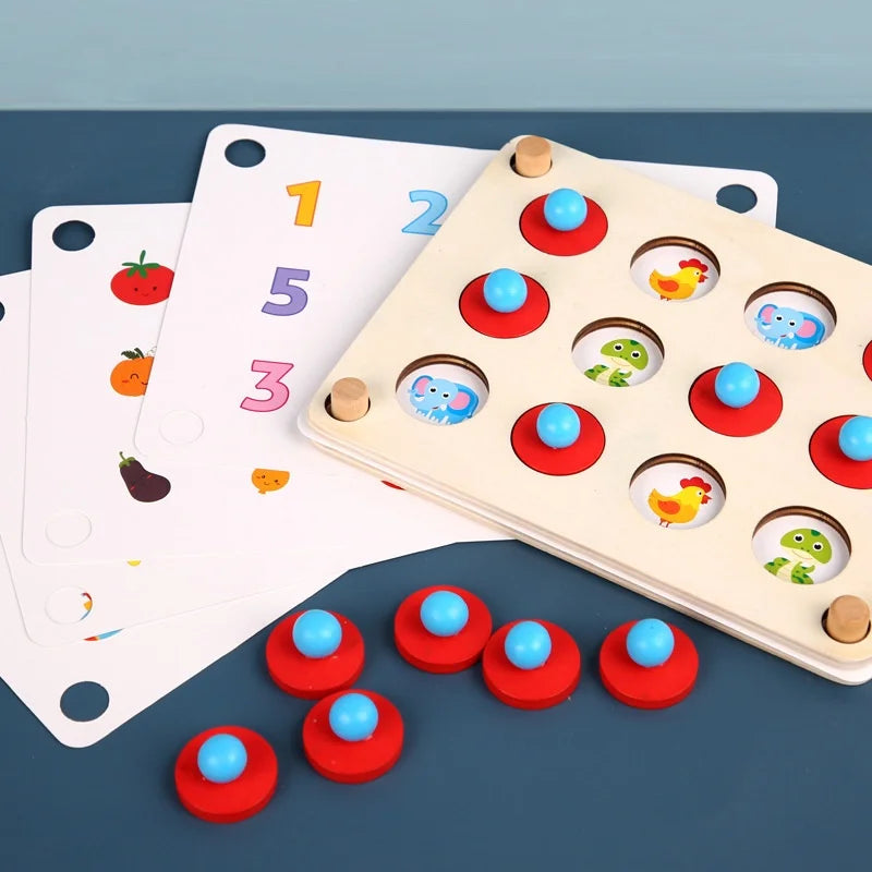 Educational Wooden Memory Games
