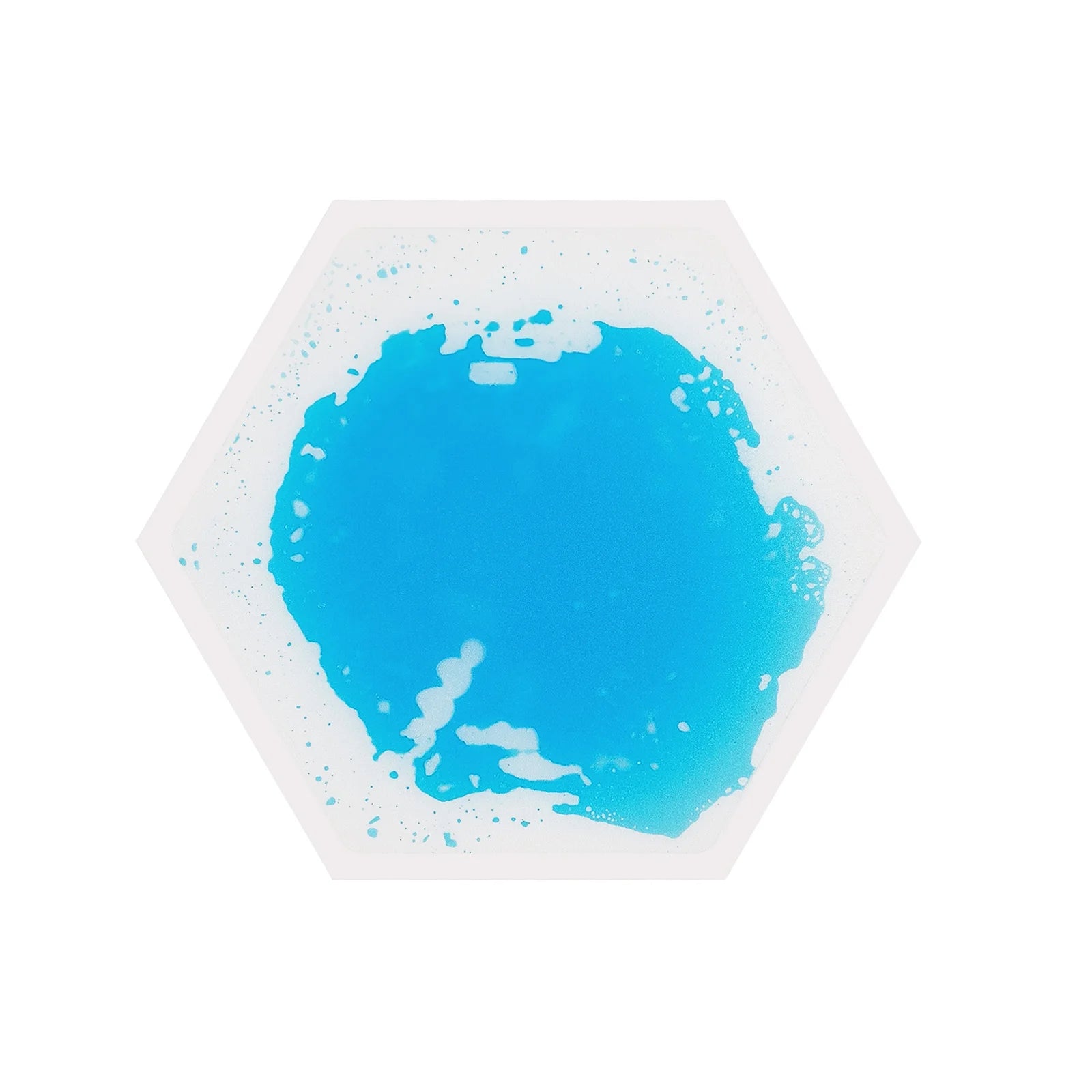 Thickened Hexagon Flowing Liquid Flooring