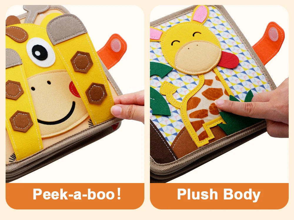 Giraffe Busy Book Preschool Learning