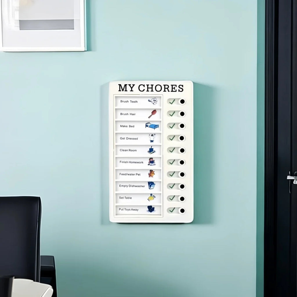 Self Discipline Check-in Tool Board