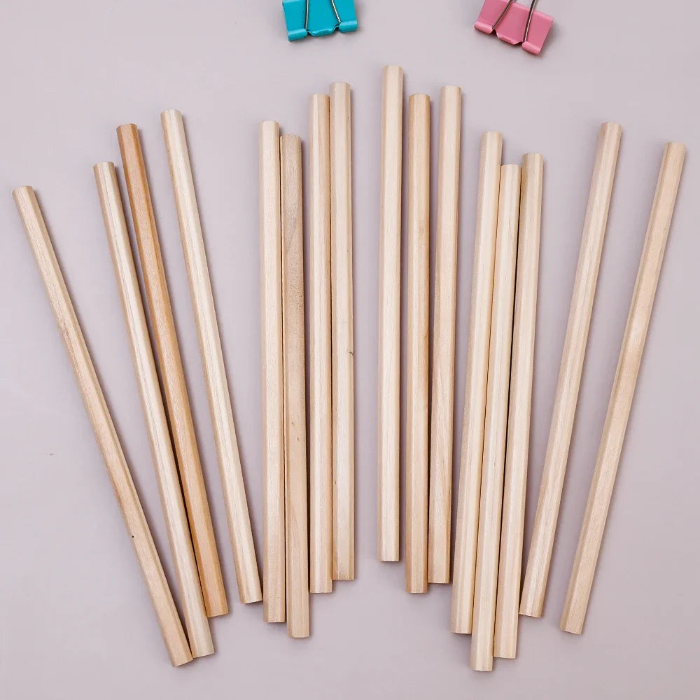 HB Natural Hexagon Wooden Lead Pencils