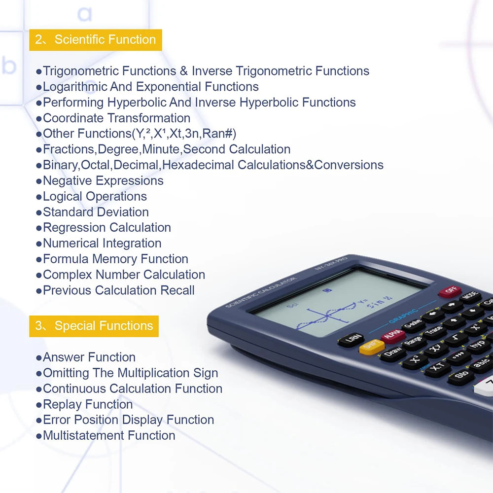 Scientific Calculator with Graphing Function