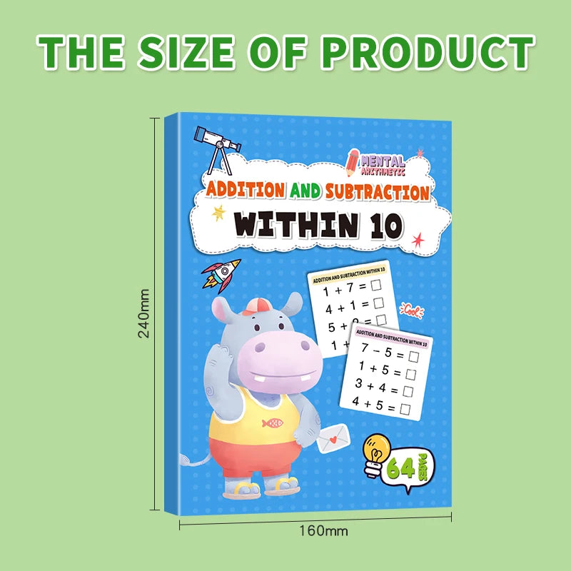 Children's Math Exercise Book