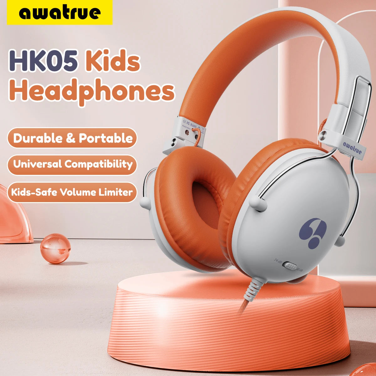 AWATRUE HK05 Kids Headphones