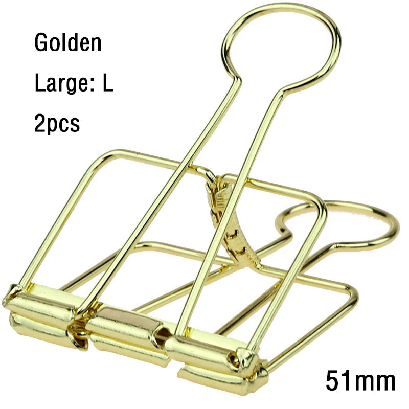 2-10 Pcs Binder Clips Page Holders