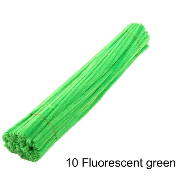 100Pcs Multicolor Pipe Cleaners