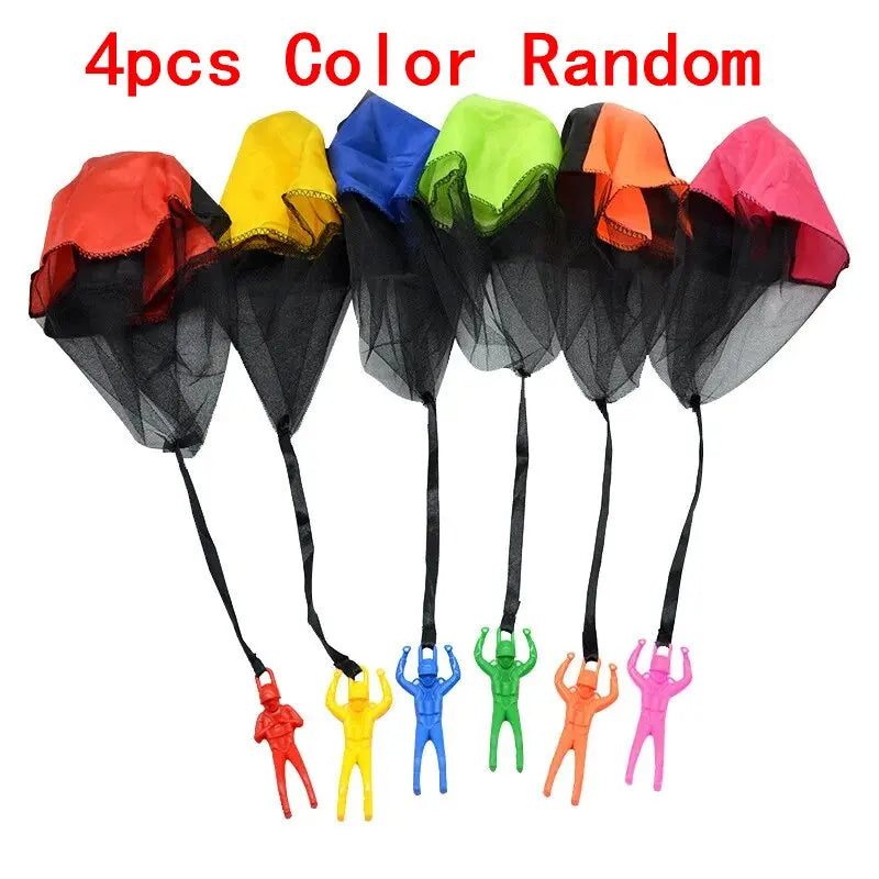 4pcs Color Random Hand Throwing Parachute