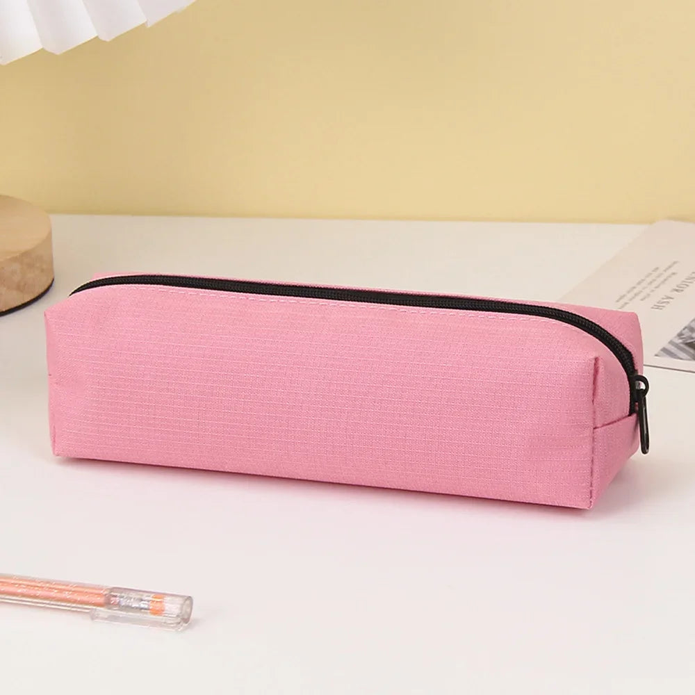 Solid Color Simple Pencil Bags