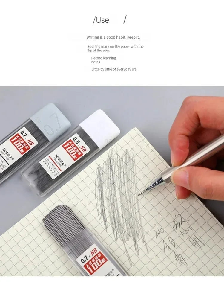 2B/HB Mechanical Pencil Leads Set