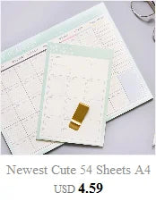 Classical 50 Sheets Weekly Monthly Planner Memo Pad