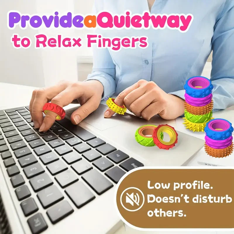 Rotating Fidget Ring Sensory Finger Spinners