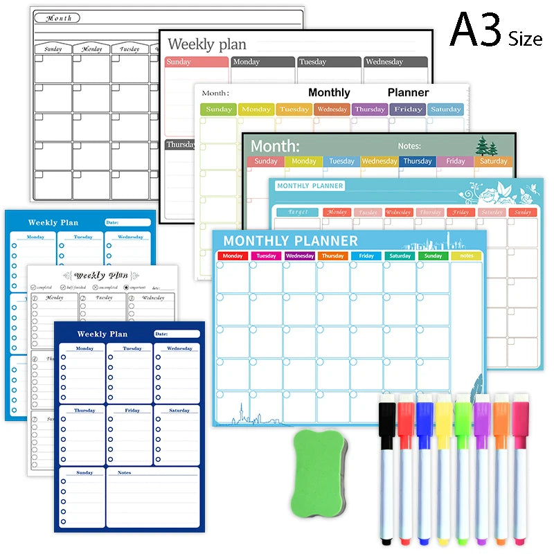 Magnetic Weekly Monthly Planner