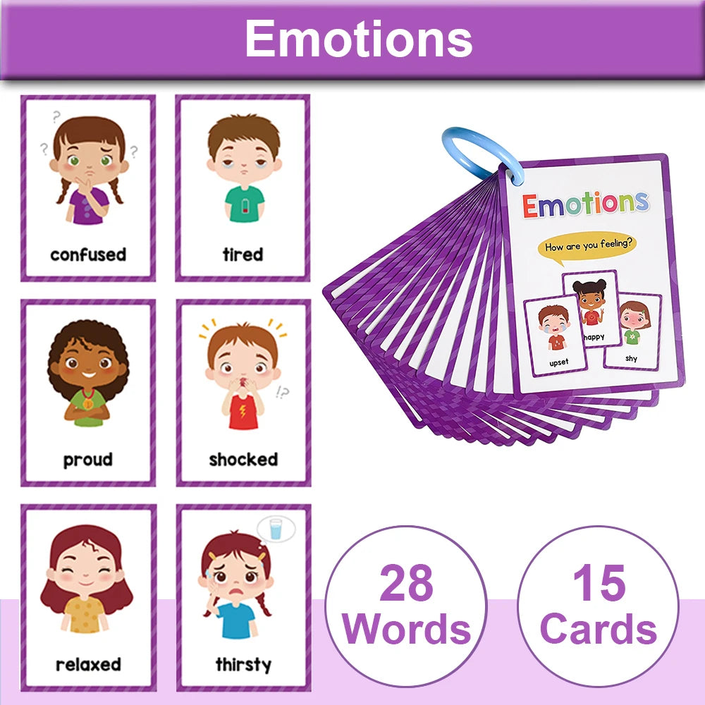 Montessori Kids English Words Cards