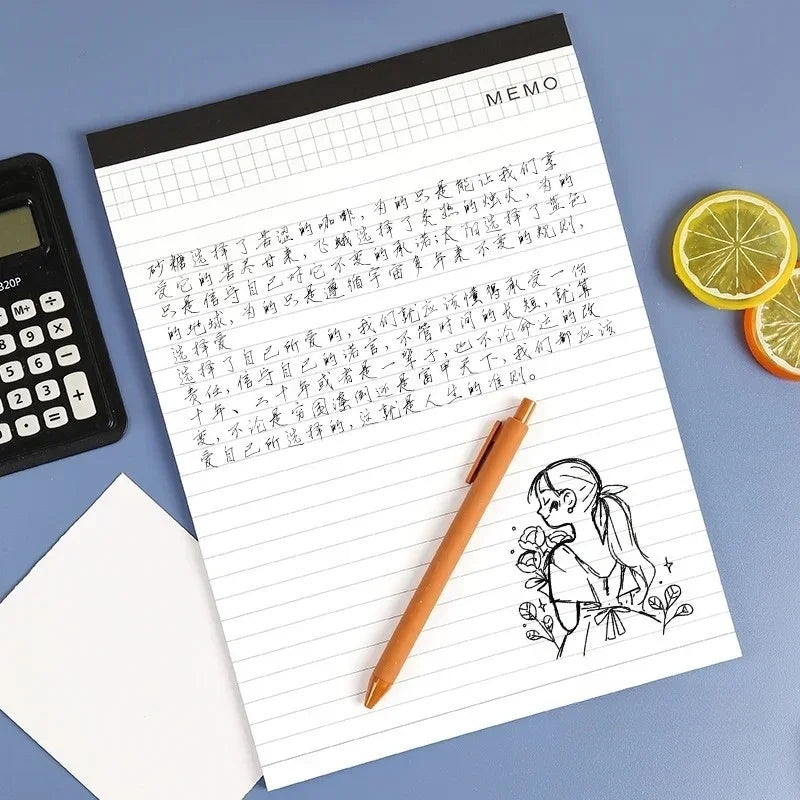 A4 Conference Tearable Lined Pages Memo Pad