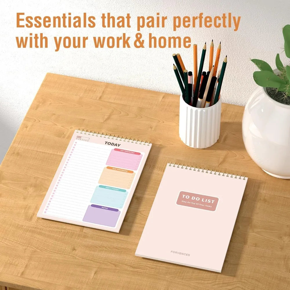 To Do List Notepad 6.5x9.8 inches
